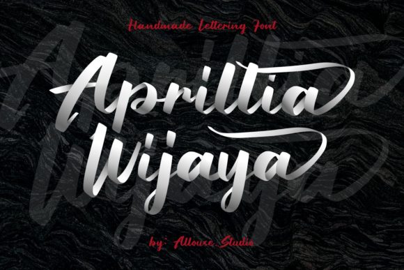 Aprillia Wijaya: A Script Font for Digital Design