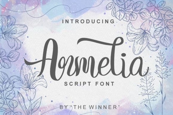 Armelia: A Timeless Script Font for Crafters and Designers