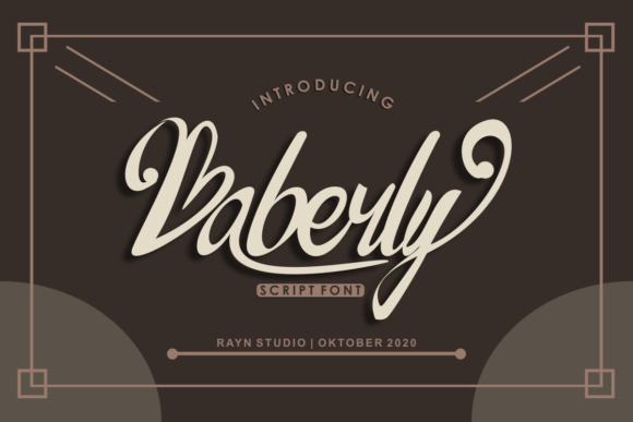 Baberly: A Timeless Handwritten Font for Editorial Design