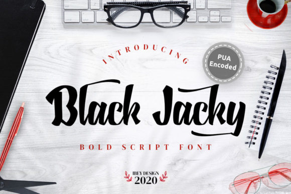 Black Jacky: A Script Font That Elevates Brand Identity