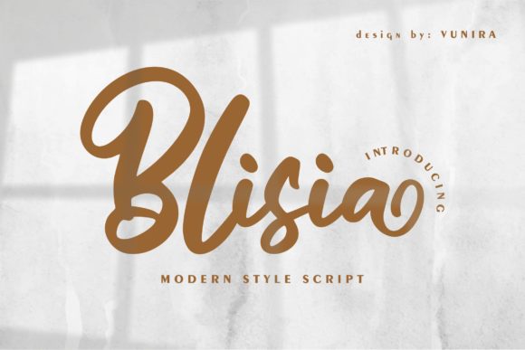 Blisia: A Handwritten Font for Editorial Elegance
