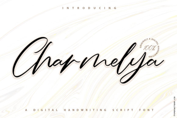 Charmelya: A Timeless Script Font for Branding and Design