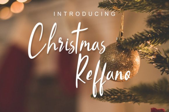 Christmas Reffano: A Handwritten Font for Memorable Digital Campaigns