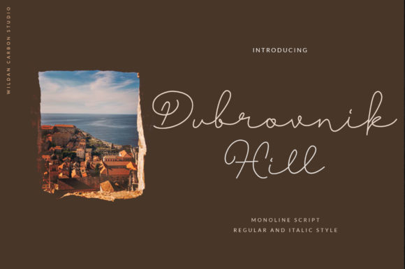 Dubrovnik Hill: A Font That Breathes Life Into Your Creations