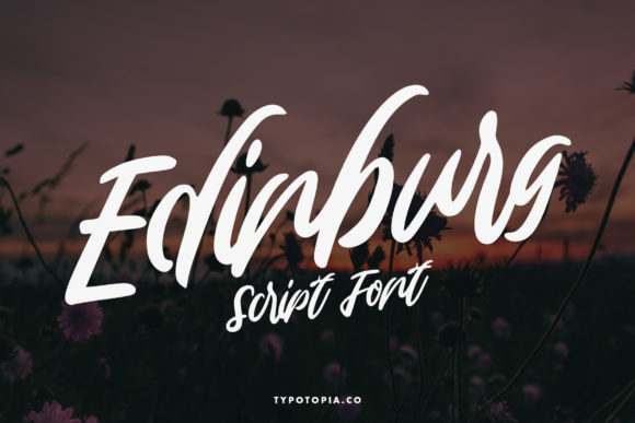 Edinburg: A Script Font That Elevates Editorial Design