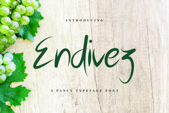 Endivez: A Handwritten Font That Breathes Life Into Branding