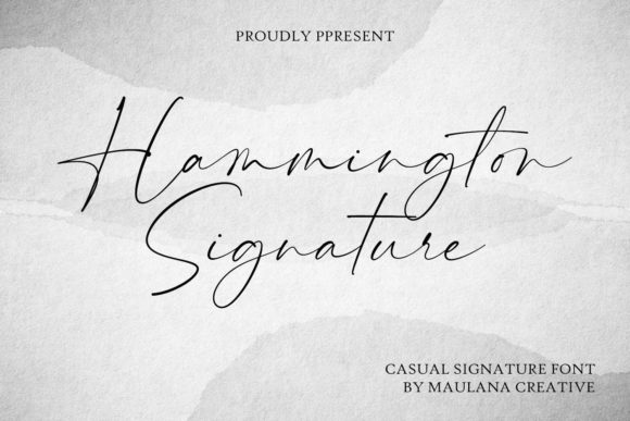 Hammington Signature: A Script Font for Web Design Excellence