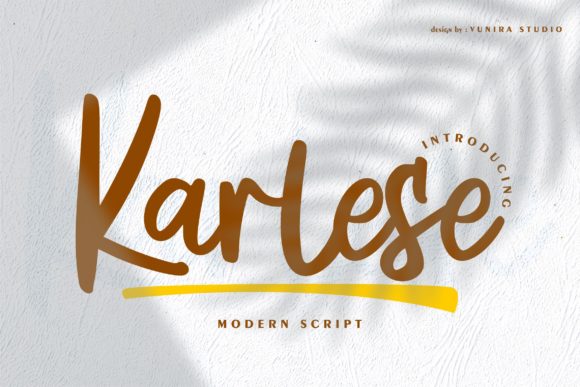 Karlese: A Script Font That Elevates Branding