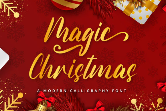Magic Christmas: A Script Font for Digital Design