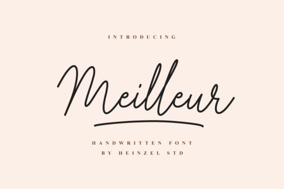 Meilleur: A Timeless Script Font for Digital Design