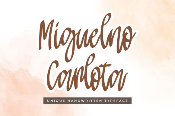 Miguelno Carlota: A Script Font for Editorial Elegance