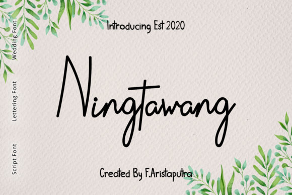 Ningtawang: A Timeless Script Font for Editorial Design