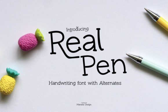 Real Pen: A Handwritten Font That Feels Like a Real Signature