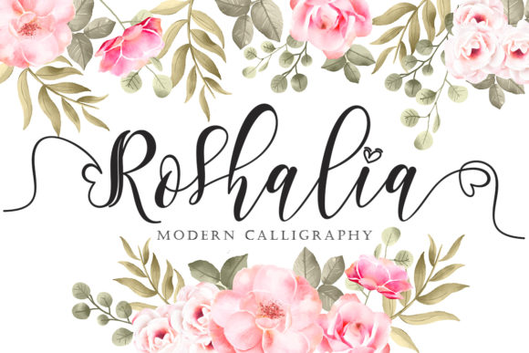 Roshalia: A Script Font for Crafting Beauty and Readability