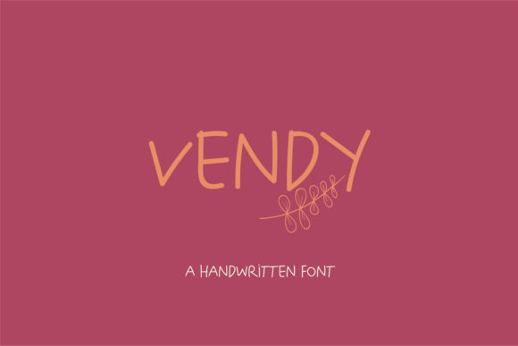 Vendy: A Playful Font for Creative Branding